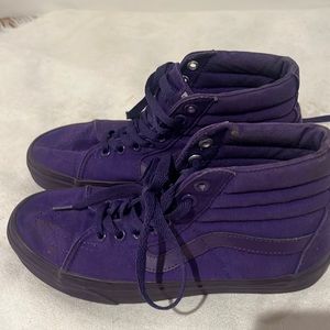 Purple Vans high tops. Men’s 5.5 or Women’s 7